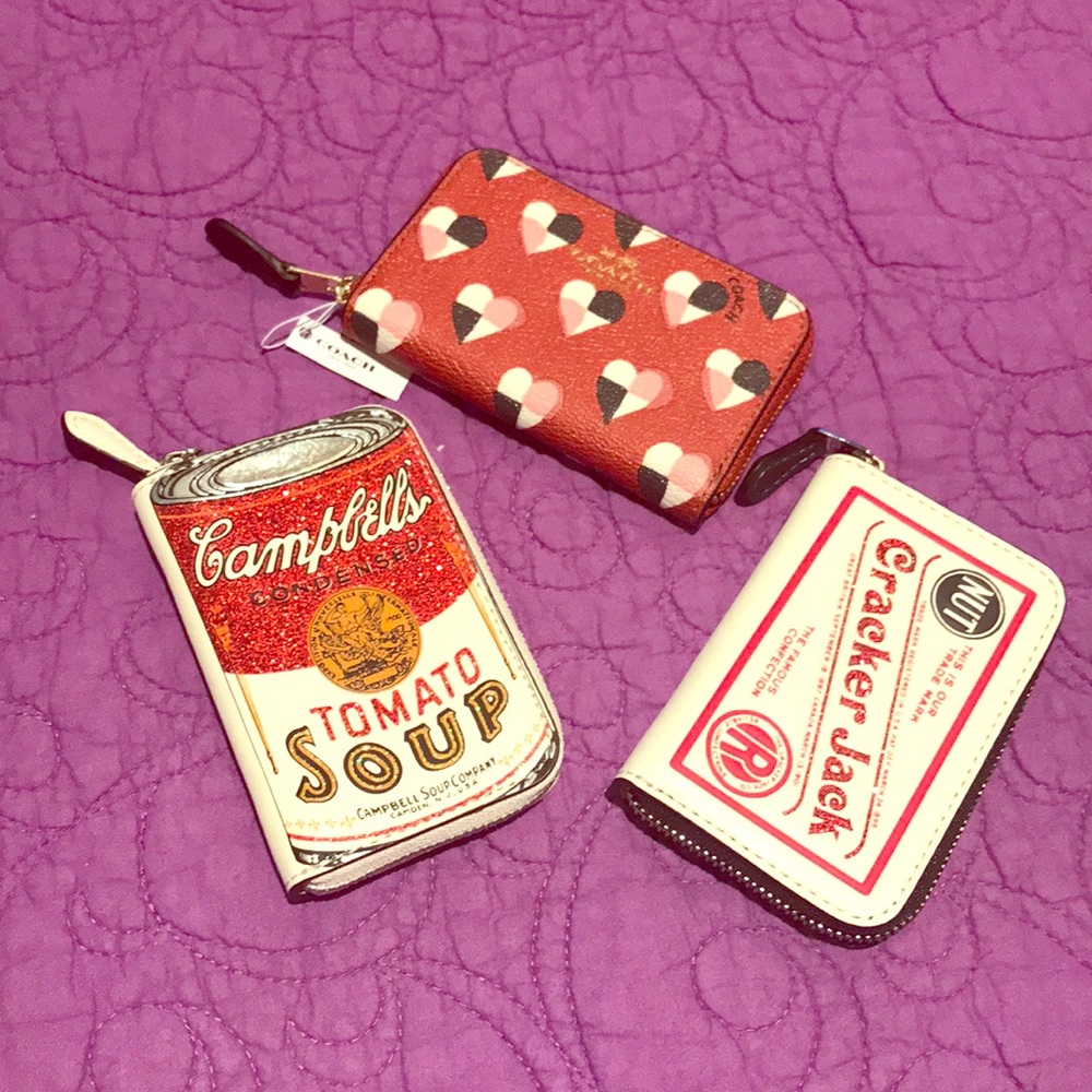 Coach zipper coin/card case - Picture 3 of 4